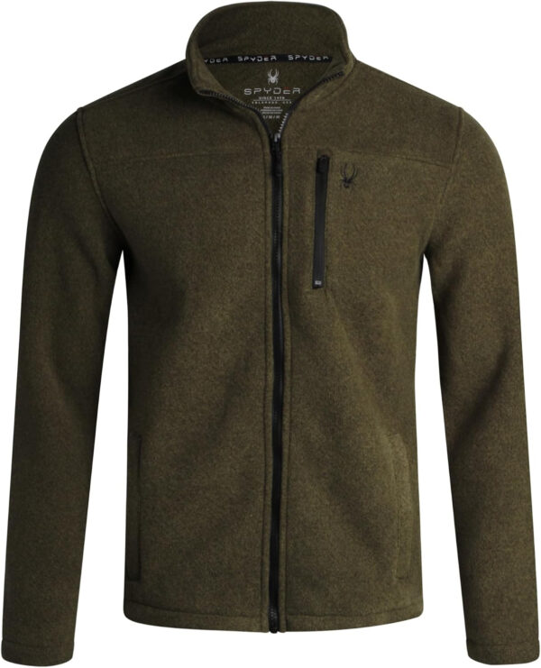 689b1f06bf457a5367b758e4162d14735a50795b7387ac3958143.jpg Spyder Mens Fleece Jacket - Soft and Warm Sherpa Bonded Full Zip Up Midweight Outerwear Jackets for Men with UPF30+ (S-XXL)