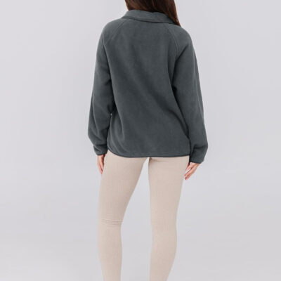 Glamaker women's Fleece Sherpa Jacket Winter Coats Long Sleeve Casual Button Fuzzy Cropped Sweatshirt Outerwear With Pockets