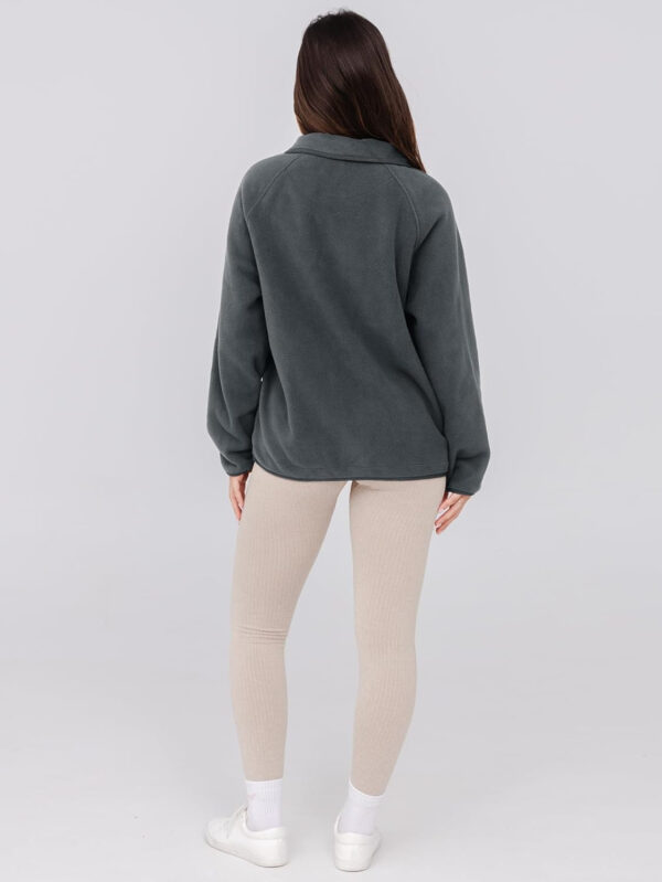 Glamaker women's Fleece Sherpa Jacket Winter Coats Long Sleeve Casual Button Fuzzy Cropped Sweatshirt Outerwear With Pockets