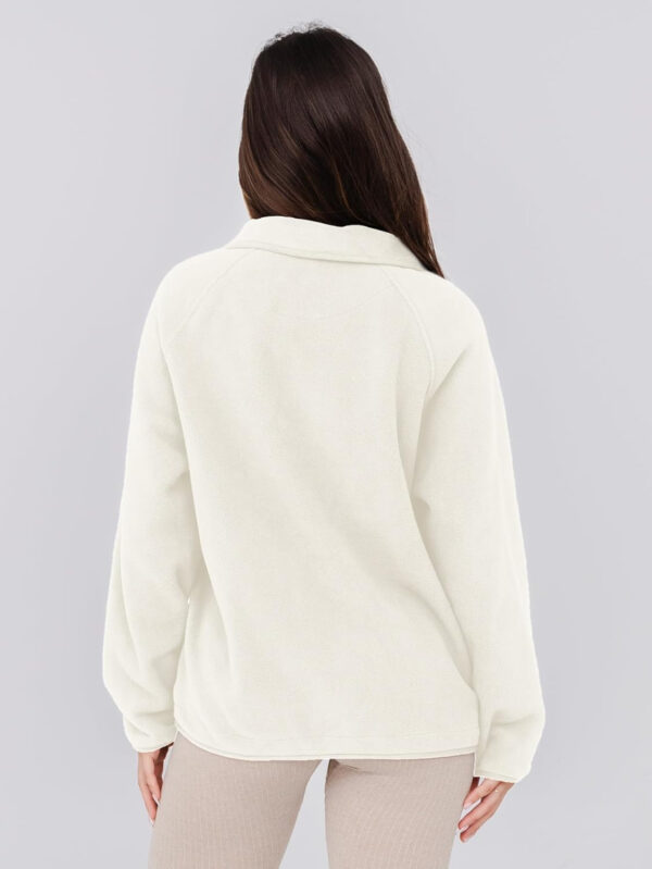 Glamaker women's Fleece Sherpa Jacket Winter Coats Long Sleeve Casual Button Fuzzy Cropped Sweatshirt Outerwear With Pockets