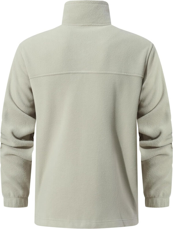 Men's Soft Polar Fleece Jacket with Pockets Lightweight Outdoor Recreation Full Zip Coat