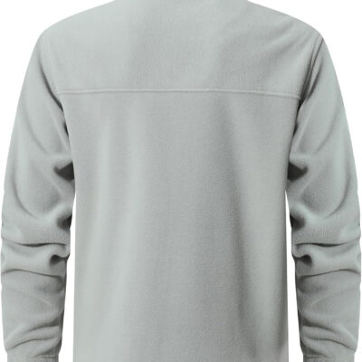 Men's Soft Polar Fleece Jacket with Pockets Lightweight Outdoor Recreation Full Zip Coat