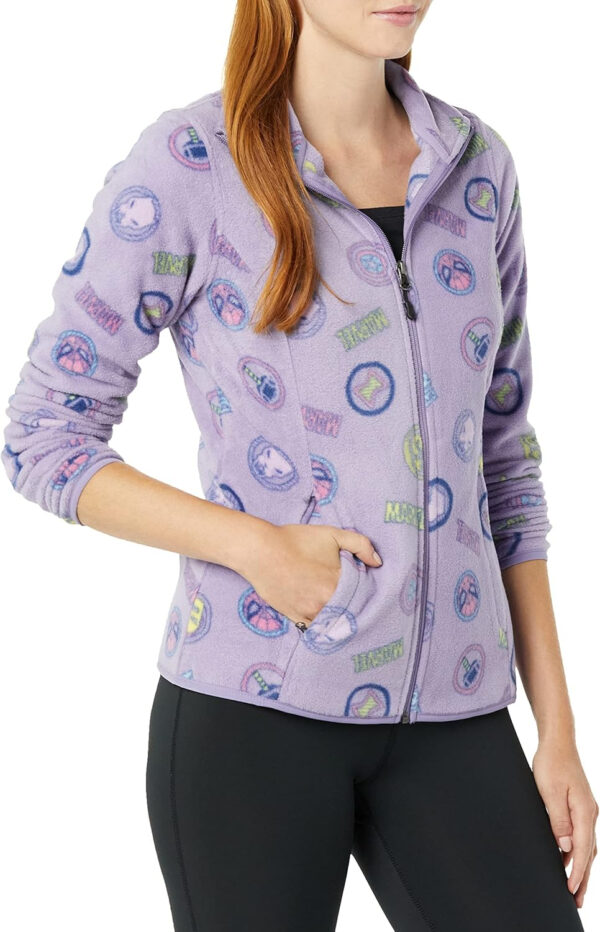 689b23098176275aefa30822cfff54198792eec3b1c233efd5db9.jpg Amazon Essentials Disney | Marvel | Star Wars Women's Polar Fleece Full-Zip Mock Jackets