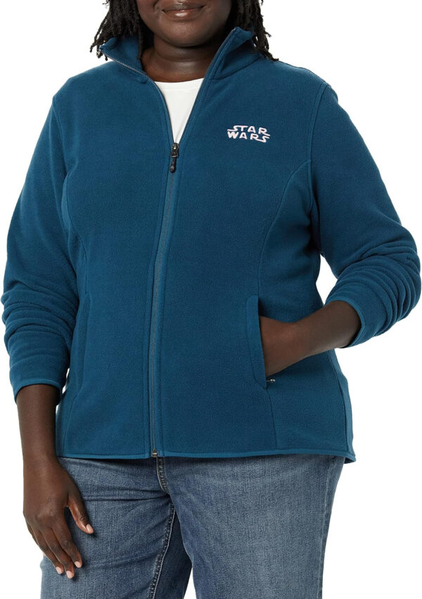 689b230fddafcabc99f39518dbaa2d5b783da1a05a528253b559b.jpg Amazon Essentials Disney | Marvel | Star Wars Women's Polar Fleece Full-Zip Mock Jackets