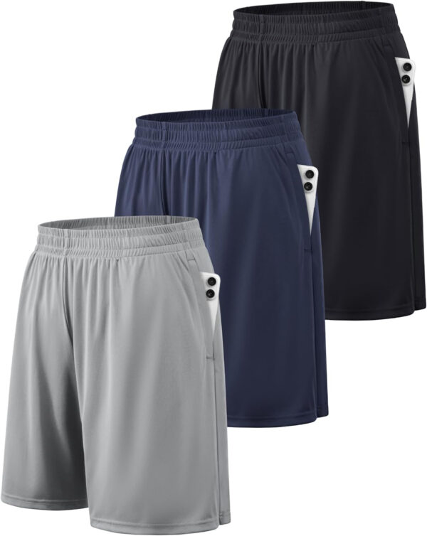 689b24554e3117306a004d666bb30bc7778fd1563354226e148ed.jpg BALENNZ Athletic Shorts for Men with Pockets and Elastic Waistband Quick Dry Activewear
