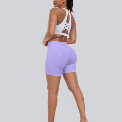 689b26eb06c30fa0ecb7ad8cdada32af4b8fb702612792f9a6dd8.jpg CHRLEISURE Workout Gym Biker Shorts, High Waisted Butt Lifting Scrunch Butt Sports Seamless Shorts Sets 4 Piece