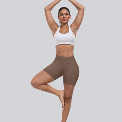 689b26fb3777ad2e19bcecabfd49fd29939ea75bc9b1b616cdf13.jpg CHRLEISURE Workout Gym Biker Shorts, High Waisted Butt Lifting Scrunch Butt Sports Seamless Shorts Sets 4 Piece