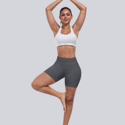 689b2712df4b41554c30b8473174e3378c6b08619b9d1eddc8970.jpg CHRLEISURE Workout Gym Biker Shorts, High Waisted Butt Lifting Scrunch Butt Sports Seamless Shorts Sets 4 Piece
