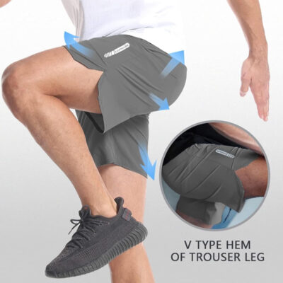 689b2a2638fdb1ac6eca7cfaada63507268c3aa6f9d66e34e4d97.jpg CANGHPGIN 2 Pack Mens Workout Athletic Shorts 7 inch Inseam Quick Dry Hiking Shorts Men Lightweight Sports Gym Shorts Running