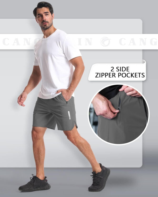 689b2a27a51efaac6228e0ed83d72834041c830d2cfed4705d5a1.jpg CANGHPGIN 2 Pack Mens Workout Athletic Shorts 7 inch Inseam Quick Dry Hiking Shorts Men Lightweight Sports Gym Shorts Running