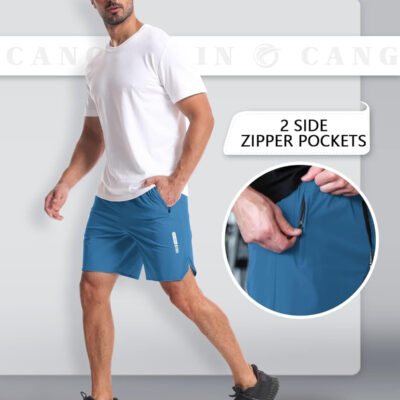 689b2a393597530ae3f37f7fcfa6d729f927ae7ea3dde46a81bcc.jpg CANGHPGIN 2 Pack Mens Workout Athletic Shorts 7 inch Inseam Quick Dry Hiking Shorts Men Lightweight Sports Gym Shorts Running