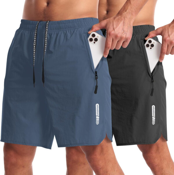689b2a4ad6a87b1a4001a79bf93d2eb4fc559262f189b24516692.jpg CANGHPGIN 2 Pack Mens Workout Athletic Shorts 7 inch Inseam Quick Dry Hiking Shorts Men Lightweight Sports Gym Shorts Running