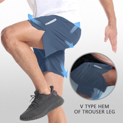 689b2a4f37829a333665549041d11684e70ca56d84b28e821f0ca.jpg CANGHPGIN 2 Pack Mens Workout Athletic Shorts 7 inch Inseam Quick Dry Hiking Shorts Men Lightweight Sports Gym Shorts Running