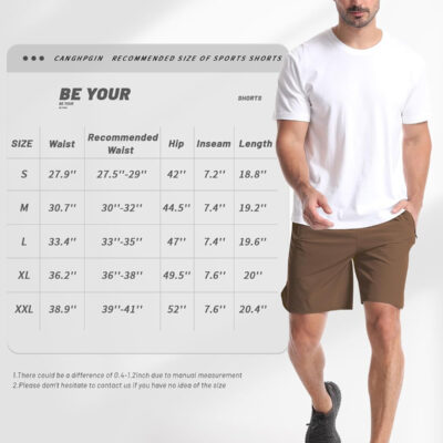 689b2a5c6b89a6175fd05922a17b401f5e27e25358ce5783de464.jpg CANGHPGIN 2 Pack Mens Workout Athletic Shorts 7 inch Inseam Quick Dry Hiking Shorts Men Lightweight Sports Gym Shorts Running