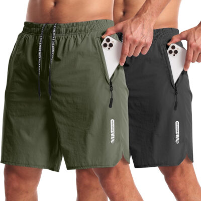 689b2a5dbd9d6c18048b170f635cf4f481685b7a8b673585f7116.jpg CANGHPGIN 2 Pack Mens Workout Athletic Shorts 7 inch Inseam Quick Dry Hiking Shorts Men Lightweight Sports Gym Shorts Running