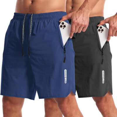 689b2a64f1274a707c9e69a01c5d417a2e77b8f5c7855ce3a18eb.jpg CANGHPGIN 2 Pack Mens Workout Athletic Shorts 7 inch Inseam Quick Dry Hiking Shorts Men Lightweight Sports Gym Shorts Running