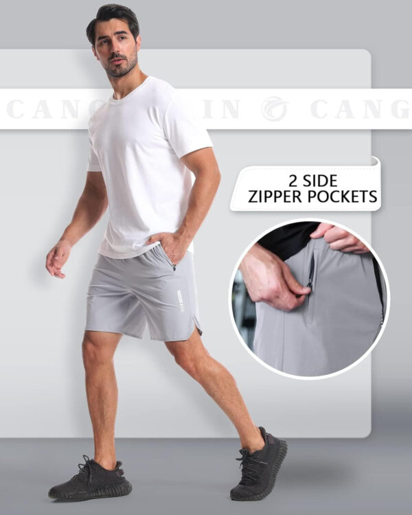 689b2a6f3d48a1d8bfc4e0218f5d8cc0c03d76ce06a71ecff179d.jpg CANGHPGIN 2 Pack Mens Workout Athletic Shorts 7 inch Inseam Quick Dry Hiking Shorts Men Lightweight Sports Gym Shorts Running