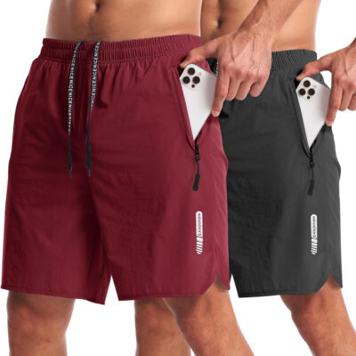 689b2a70af8a8d79941566410eae2b369278541b170f90568f581.jpg CANGHPGIN 2 Pack Mens Workout Athletic Shorts 7 inch Inseam Quick Dry Hiking Shorts Men Lightweight Sports Gym Shorts Running