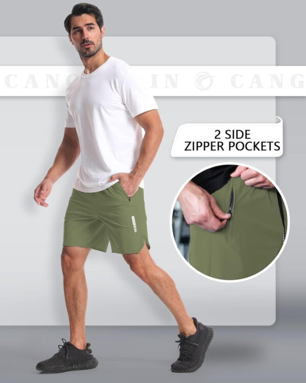 689b2a7a78aa873f5380c17aec0e13759577474926e3b6176ab3e.jpg CANGHPGIN 2 Pack Mens Workout Athletic Shorts 7 inch Inseam Quick Dry Hiking Shorts Men Lightweight Sports Gym Shorts Running