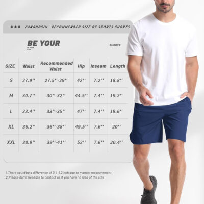 689b2a830ac52803ded2ac3ff628c12491ee17cea1d6b67ab4e64.jpg CANGHPGIN 2 Pack Mens Workout Athletic Shorts 7 inch Inseam Quick Dry Hiking Shorts Men Lightweight Sports Gym Shorts Running