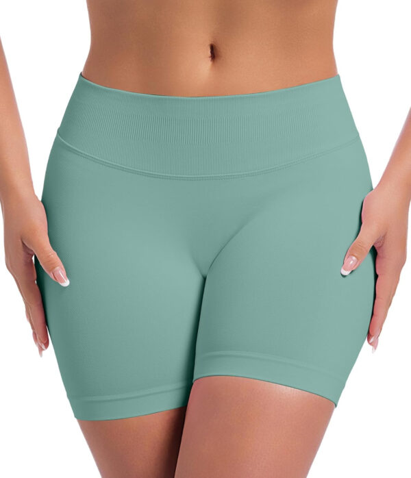 689b2b03b9647a2c4652cb7f91cab2db0dc5c04725c567c6a8df4.jpg OVESPORT 3 Pack Seamless Women Workout Shorts Scrunch Butt Lifting Gym Booty Biker Shorts