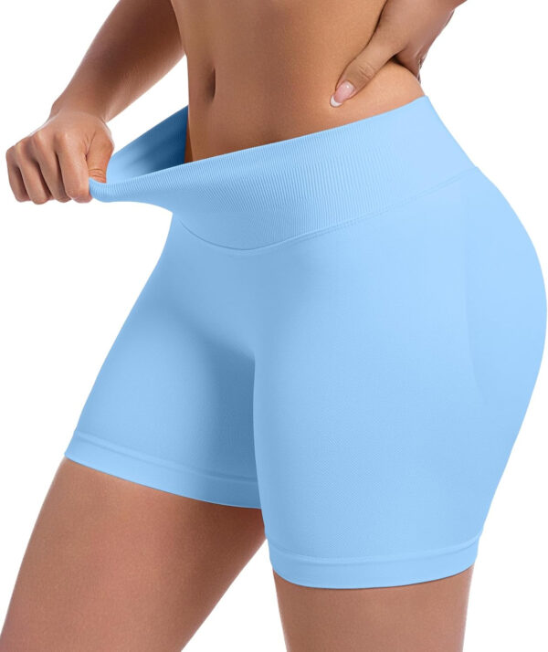 689b2b0d9fba59d7c8c78a091072c7d4ec8959a4618864cf29417.jpg OVESPORT 3 Pack Seamless Women Workout Shorts Scrunch Butt Lifting Gym Booty Biker Shorts