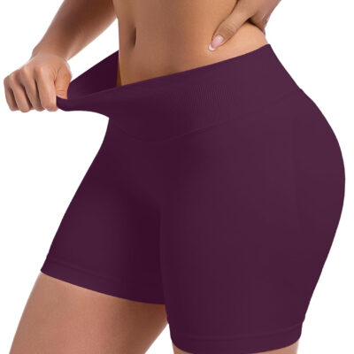 689b2b153b0f5d4c625ab3802bac0208f37fec211437638912c9d.jpg OVESPORT 3 Pack Seamless Women Workout Shorts Scrunch Butt Lifting Gym Booty Biker Shorts