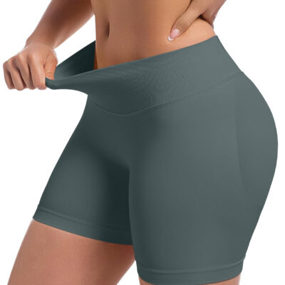689b2b28b8b1f61df6ecf4e8ba12e1ea1d60a53d9c9712a3d8ada.jpg OVESPORT 3 Pack Seamless Women Workout Shorts Scrunch Butt Lifting Gym Booty Biker Shorts