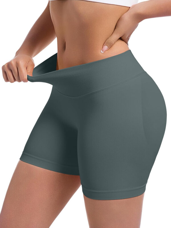 689b2b28b8b1f61df6ecf4e8ba12e1ea1d60a53d9c9712a3d8ada.jpg OVESPORT 3 Pack Seamless Women Workout Shorts Scrunch Butt Lifting Gym Booty Biker Shorts