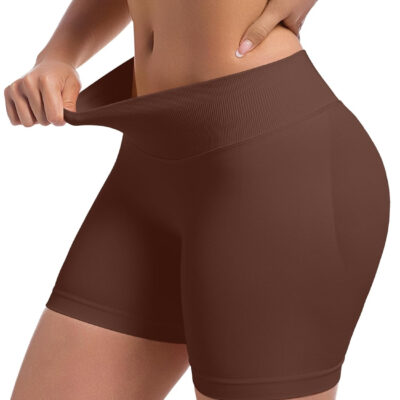 689b2b312f846a09aa999dbad0c606fadb476ce57b25b2d6cee98.jpg OVESPORT 3 Pack Seamless Women Workout Shorts Scrunch Butt Lifting Gym Booty Biker Shorts