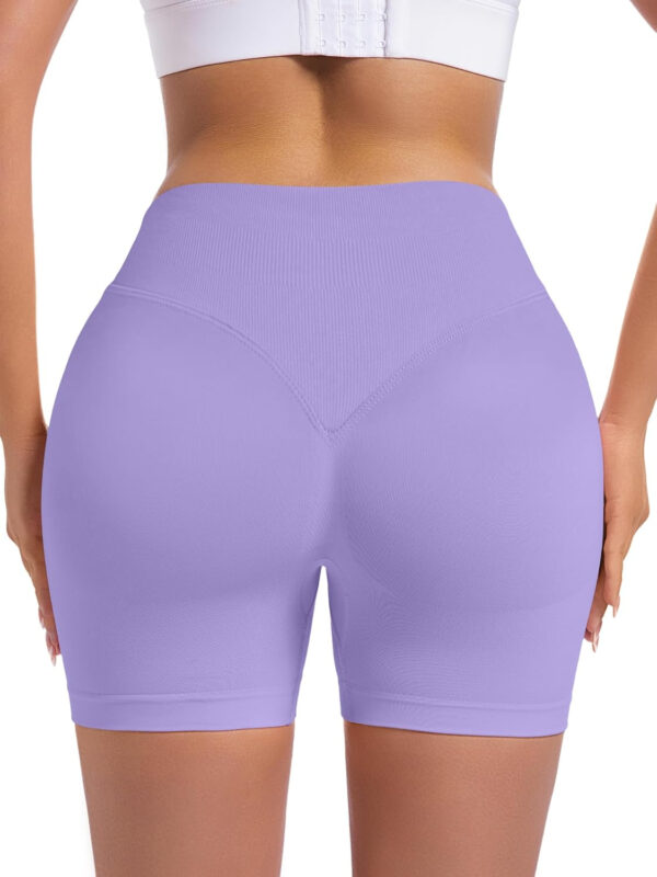 689b2b3a4449bac61e8d8e5d4924ef6b6085abe37f94dbd7c2bbe.jpg OVESPORT 3 Pack Seamless Women Workout Shorts Scrunch Butt Lifting Gym Booty Biker Shorts