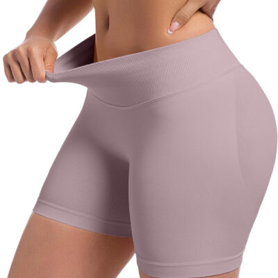 689b2b4151bf0ded3fd1fbe62d798623d9e4c9058773cfe1de89e.jpg OVESPORT 3 Pack Seamless Women Workout Shorts Scrunch Butt Lifting Gym Booty Biker Shorts