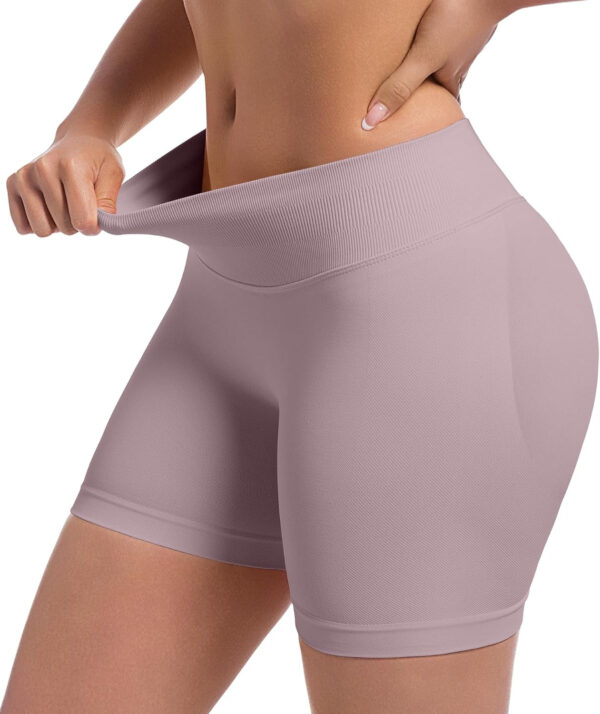 689b2b4151bf0ded3fd1fbe62d798623d9e4c9058773cfe1de89e.jpg OVESPORT 3 Pack Seamless Women Workout Shorts Scrunch Butt Lifting Gym Booty Biker Shorts