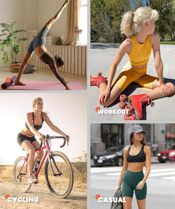 689b2c828e143c55399befa922e055d488415bea6c1980afefb2b.jpg TNNZEET 7 Pack Biker Shorts for Women - 5''/8''/3'' High Waisted Workout Tummy Control Spandex Gym Shorts for Yoga Athletic