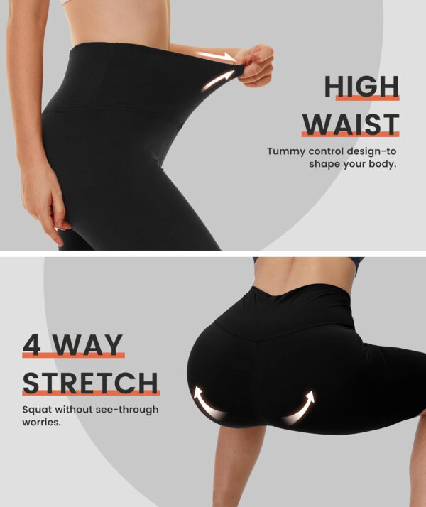689b2c92154ff684be21600f36589adab7884ab81a938e3e7177f.jpg TNNZEET 7 Pack Biker Shorts for Women - 5''/8''/3'' High Waisted Workout Tummy Control Spandex Gym Shorts for Yoga Athletic