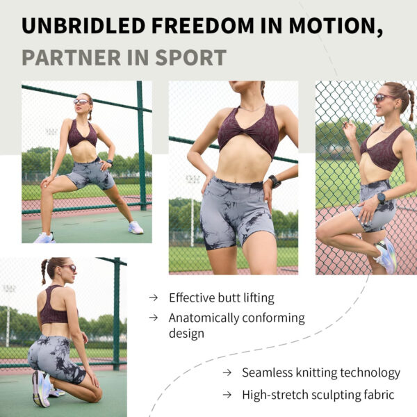 Women Workout Impact Shorts 4.5 Scrunch Butt Lifting Tummy Control Gym Shorts Comfy Running Seamless Booty Biker Shorts