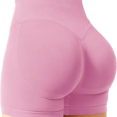 Women Workout Impact Shorts 4.5 Scrunch Butt Lifting Tummy Control Gym Shorts Comfy Running Seamless Booty Biker Shorts