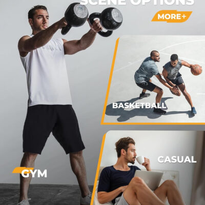 2 Pack Mens Gym Basketball Shorts - Athletic Black Workout Quick Dry Shorts with Pockets for Casual Running