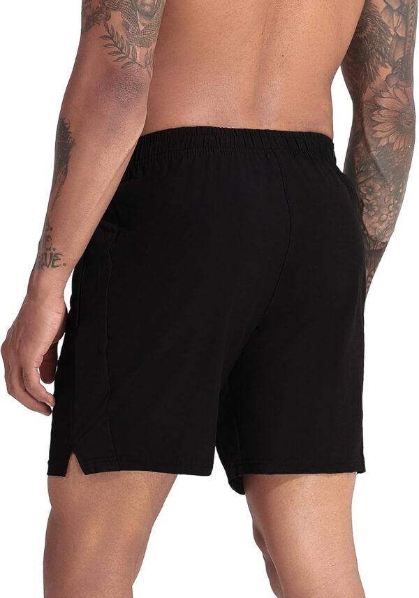 VPOS 2 Pack Men's Athletic Shorts 5/7 Inch Inseam, Mens Workout Shorts Lightweight Quick Dry Gym Running Shorts for Men