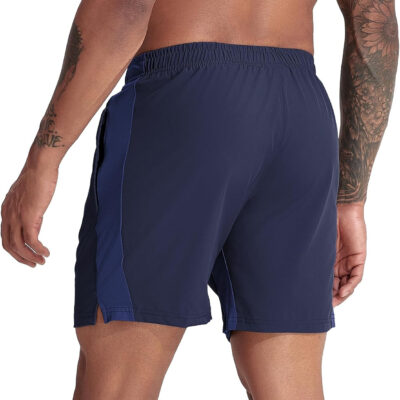 VPOS 2 Pack Men's Athletic Shorts 5/7 Inch Inseam, Mens Workout Shorts Lightweight Quick Dry Gym Running Shorts for Men
