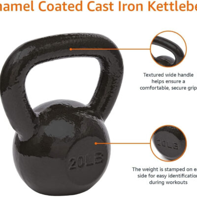 Amazon Basics Cast Iron Kettlebell