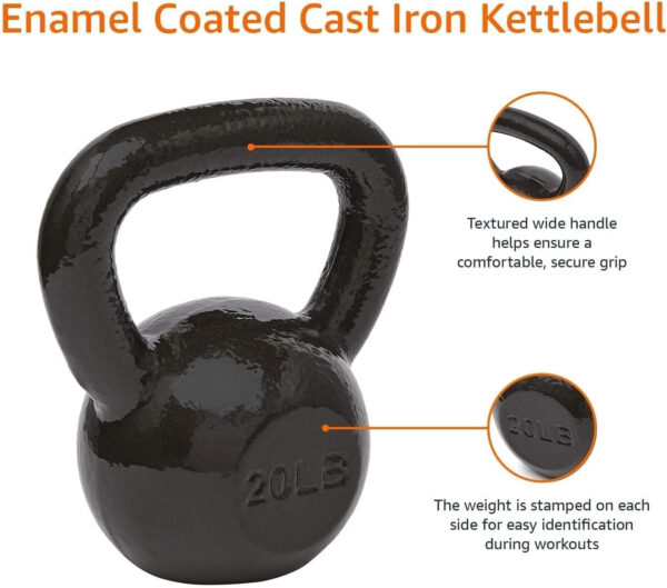 Amazon Basics Cast Iron Kettlebell