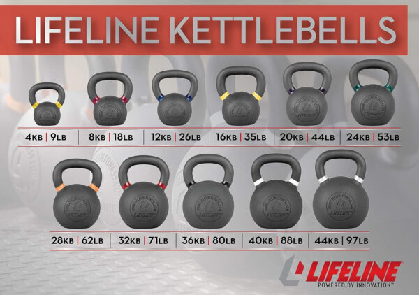 689b3845e5199ac265911f7aa7d9d81584acbfdc0eb7e4b3fa694.jpg Lifeline Strength Training Kettlebell Weight for Home Gym, 40Kg Kettlebell