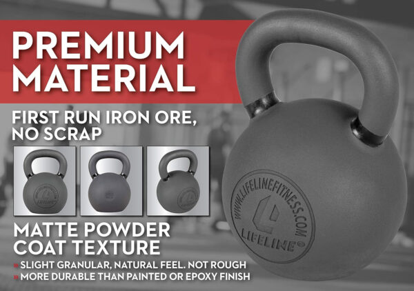 689b384735d5f2574644fe981f95aab57b318179b58b28ac8fb8b.jpg Lifeline Strength Training Kettlebell Weight for Home Gym, 40Kg Kettlebell