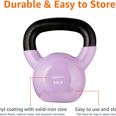 Amazon Basics Vinyl Kettlebell