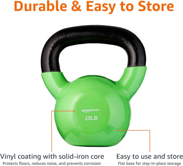 Amazon Basics Vinyl Kettlebell
