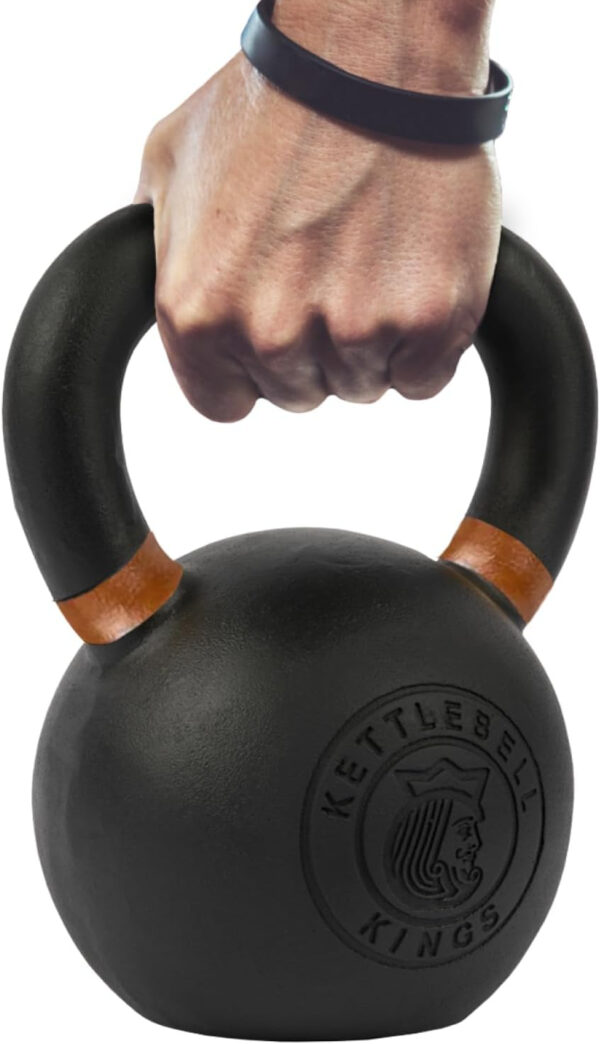 689b39006e33cab1b460516f7226bc473aab74106f67304cb2104.jpg Kettlebell Kings Powder Coated Kettlebell Weights - 9-97 lb Strength Training Kettlebells for Men and Women - Hand Weights Workout Gym Equipment - Weights Set for Home Gym- New