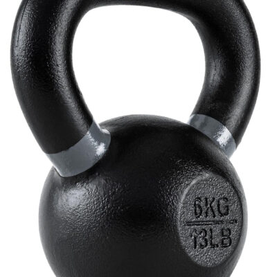 689b397a60a81899649f5df9ab22364635d5bd818acc6fe9dd739.jpg Single Cast Iron Kettlebell | Powder Coated - Wide Handle Weights for Core & Glute Workouts Swings, Squats, Deadlifts Strength, Endurance & Flexibility for Men & Women