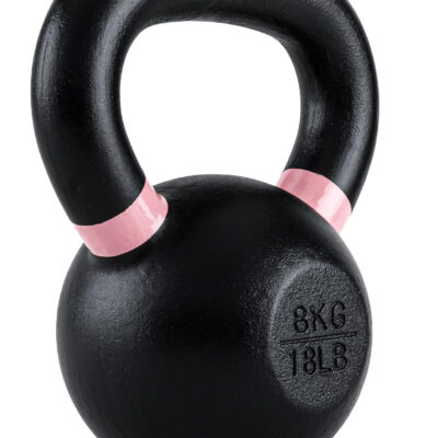 689b398091984616d13d380d9fbaedaaf49f18fe7a529281cef9a.jpg Single Cast Iron Kettlebell | Powder Coated - Wide Handle Weights for Core & Glute Workouts Swings, Squats, Deadlifts Strength, Endurance & Flexibility for Men & Women