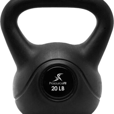ProsourceFit Vinyl Plastic Kettlebell from 10, 15, 20, 25, 30 and 35 lbs